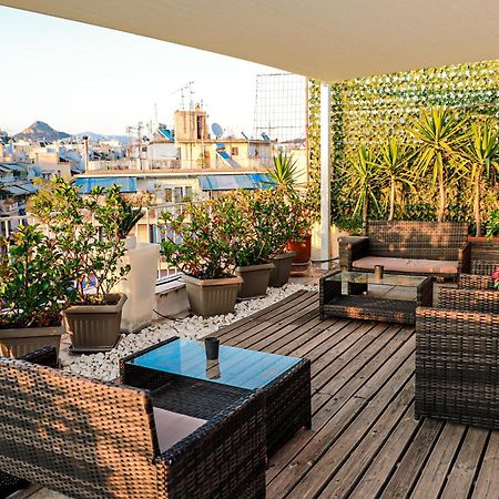 Apartmán Renovated Studio With Roof Garden Access, 15 M Walk To Acropolis Atény Exteriér fotografie